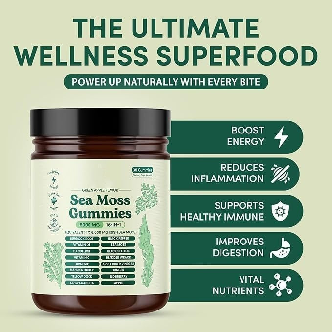 16 Vitamins in One Gummy Multivitamin Supplement