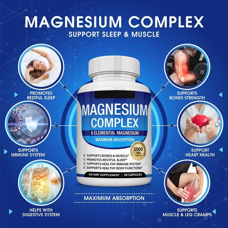 Magnesium Complex Supplement Capsules bottle