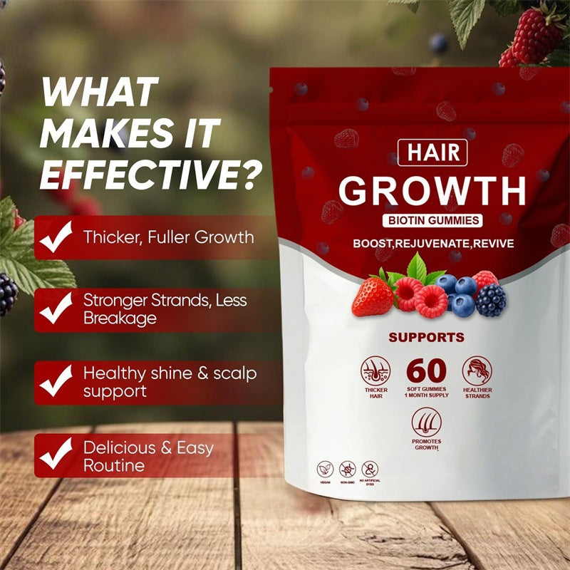 Hair Growth Gummies bottle