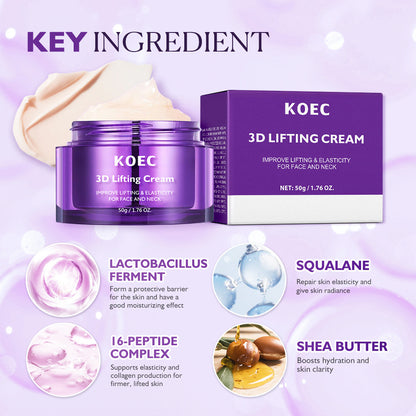 3D Lifting Face and Neck Moisturizing Cream